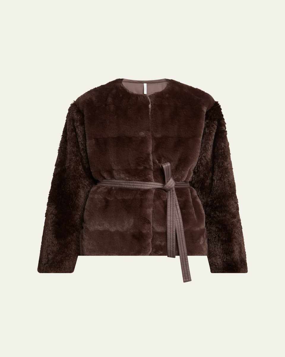 Jouillat Faux Fur Jacket